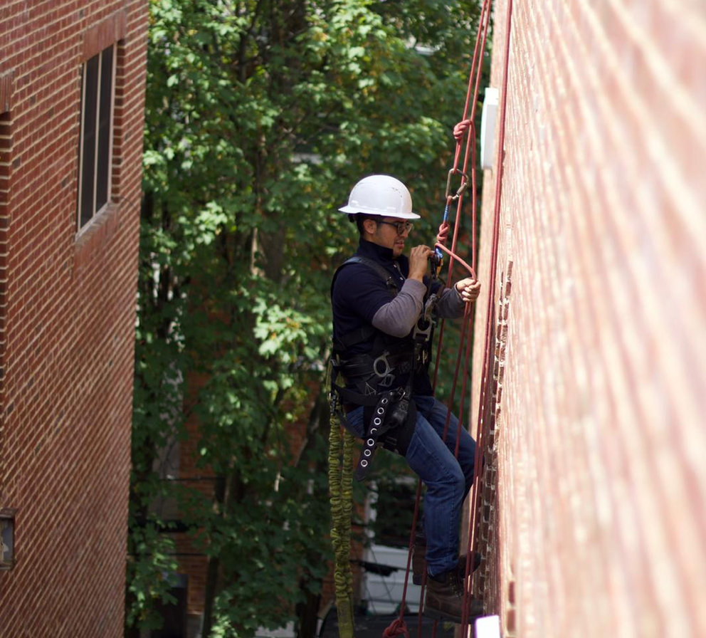 Residential dryer vent cleaning